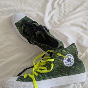 Converse High-Top Sneakers - Green and Black Converse CT All Star 2 Mens 9.5